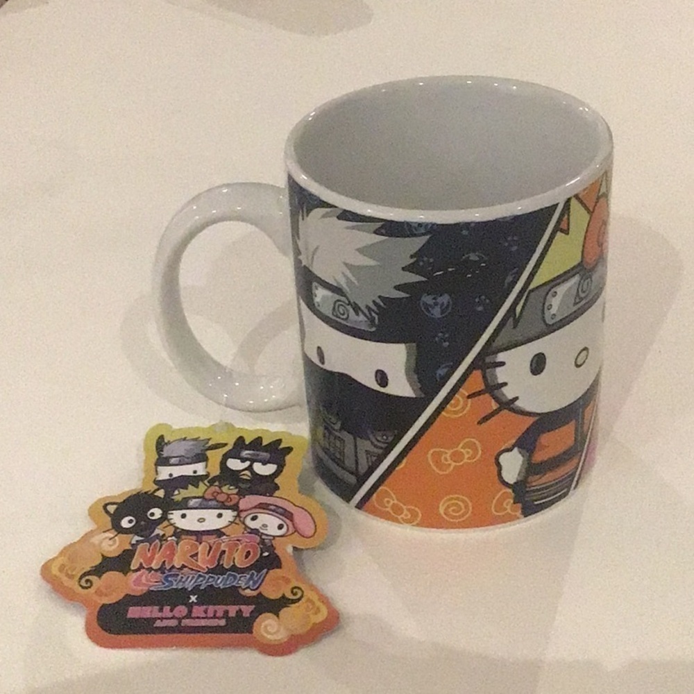 Hello Kitty and Friends X Naruto Shippuden  Mug NWT